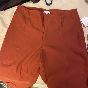 NWT New Directions pants, Rust colored, size 18. Never worn.